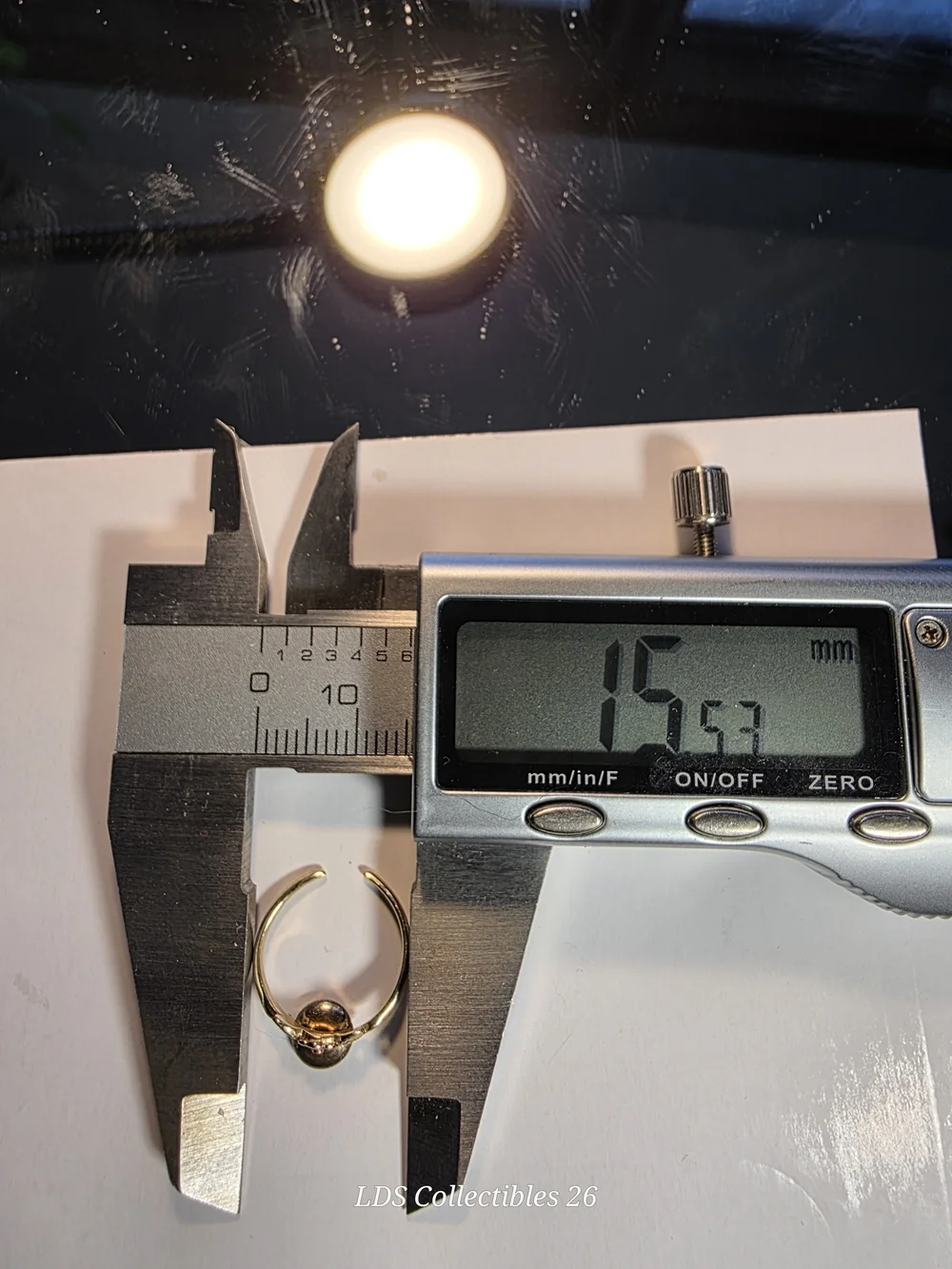 Gold Leaf Toe Ring - Women's Adjustable 14K Gold Toe Ring - Picture 9 of 12